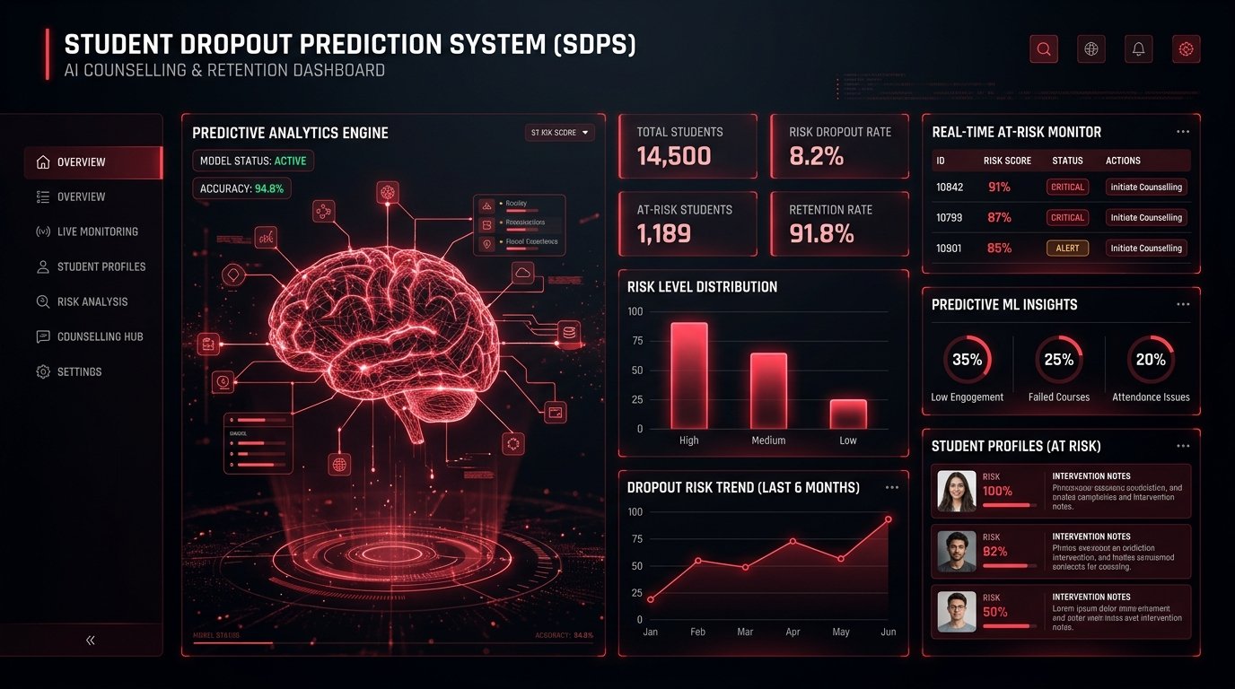 AI-Based Student Dropout Prediction & Counselling System Interface